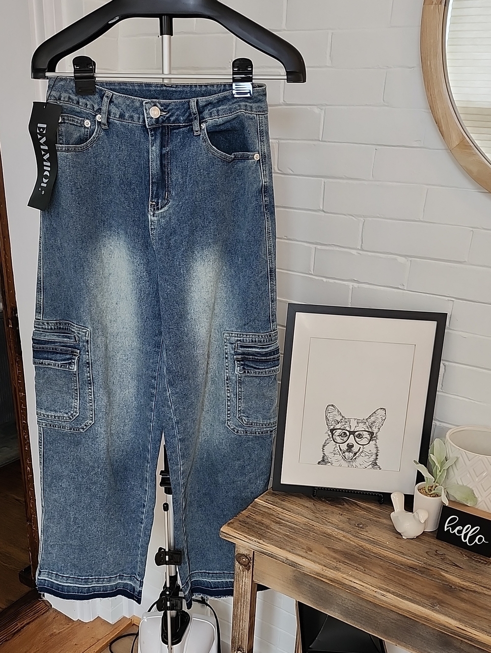Cargo Jeans, Size 4